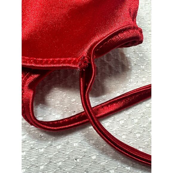 Princess Polly size 0 red satin corset style top *read notes* - Picture 11 of 12